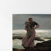 A Light On The Sea, 1897, Kanvas Tablo